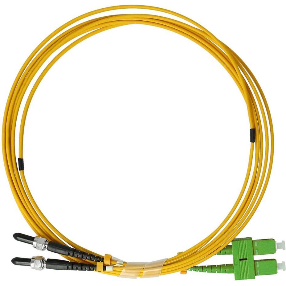 BlueOptics Duplex LWL Patchkabel SC/APC-FSMA/PC Singlemode 1 Meter (CAT6, 1 m), Netzwerkkabel