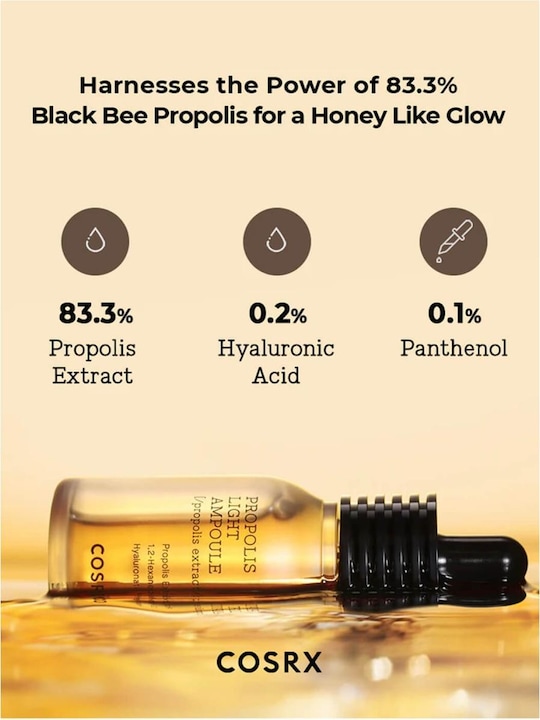 Actual product image Cosrx Propolis Light Ampoule (30 ml, Face ampoule)