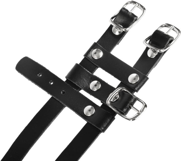 Produktbild Rimba Erotische Mode ra7468 Penisband Schwarz Echtes Leder
