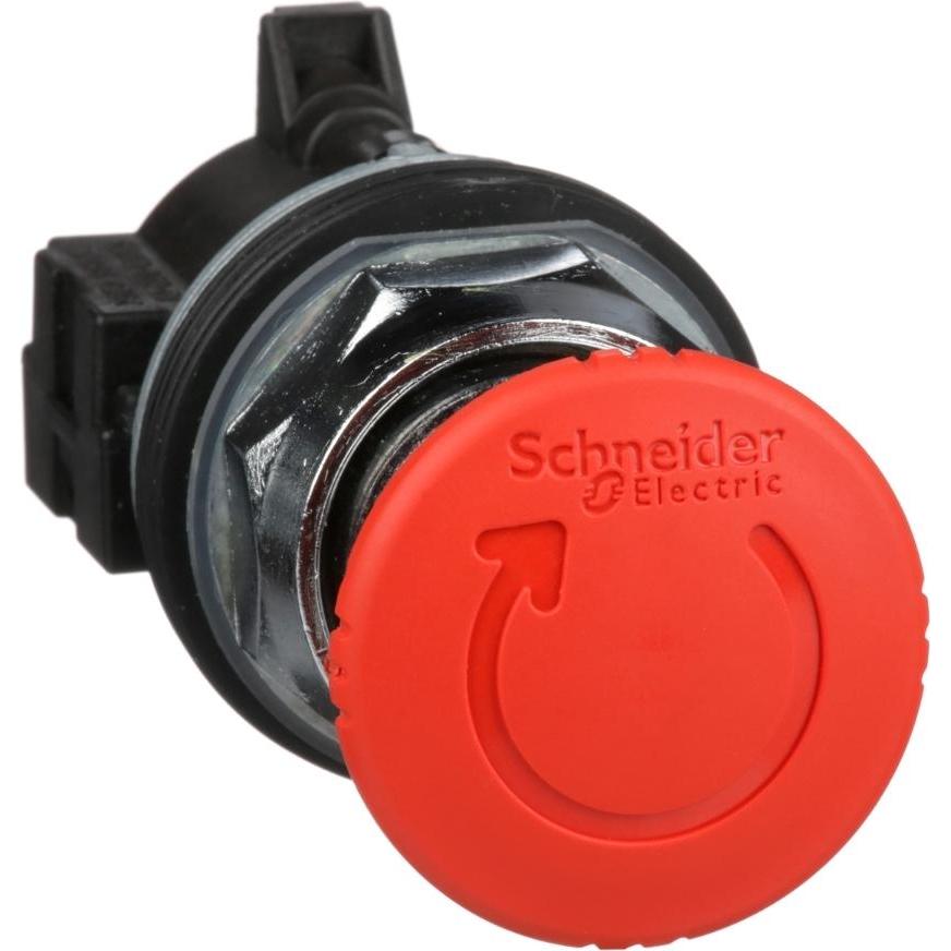 Schneider Electric Pulsante a fungo, Pulsante + Interruttore, Rosso
