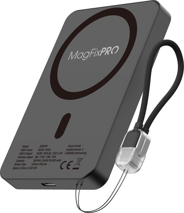 Actual product image Xlayer MagFix Pro Ultra Slim (10.000mAh) (10000 mAh, 15 W)