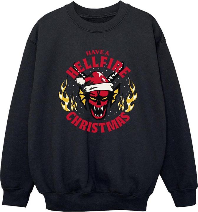 Produktbild Netflix Stranger Things Hellfire Christmas Sweatshirt Jungen (128)