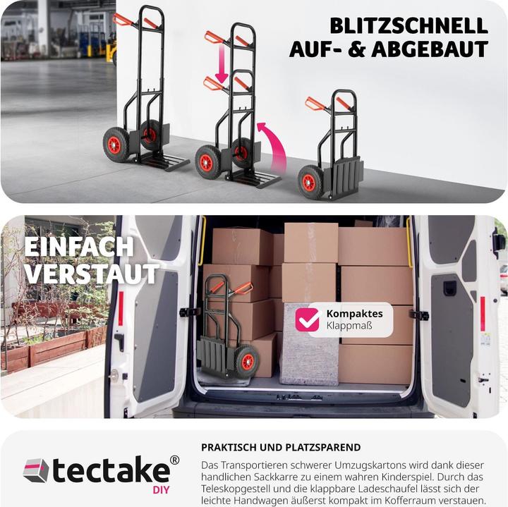 Produktbild tectake Sackkarre (100 kg)