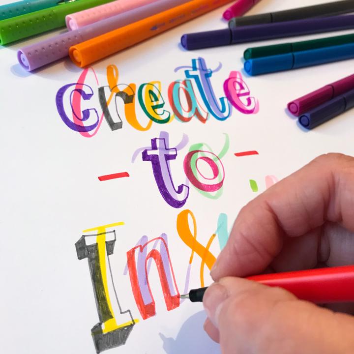 Produktbild Bruynzeel Fineliner Set 6 Farben Basic (6x)