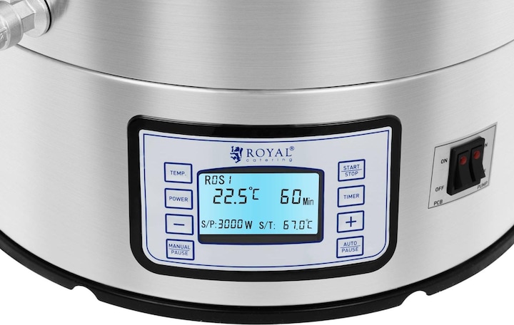 Produktbild Royal Catering Braukessel Bierbrauset Maischekessel Bierbrauen Gärbehälter 60L Edelstahl 3000W