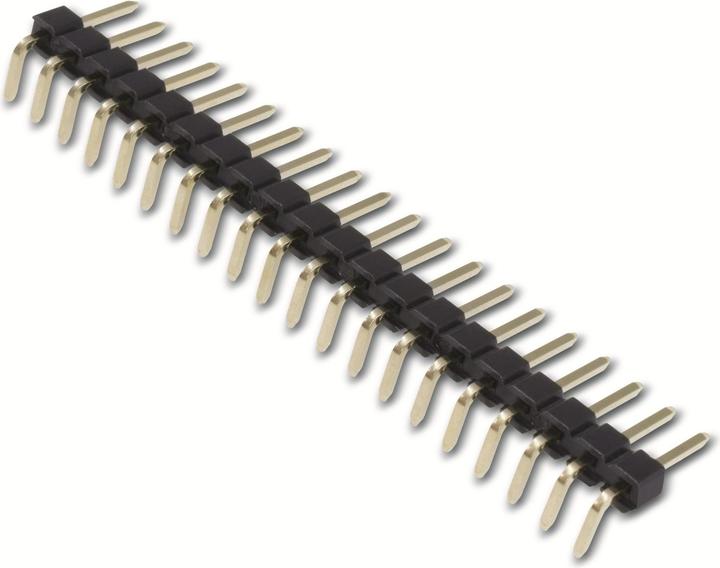 Produktbild Eneroid Stiftleiste, abgewinkelt, vergoldet, 1x 20-polig, 10 Stück