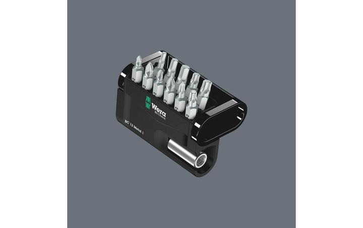 Image du produit Wera Bit-Check 12 Metal 1 (Clé Allen, Cruciforme Phillips PH, Cruciforme Pozidriv PZ)