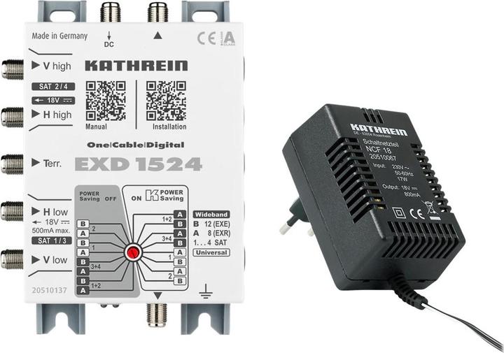 Productafbeelding Kathrein EXD 1524 Multiswitch Satelliet/aards signaal (EXD 1524) (Diverse)