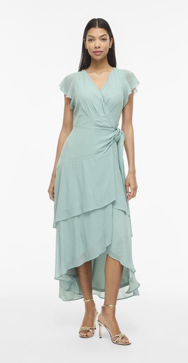 Image du produit Vila VIURA Maxi Kleid mit V-Ausschnitt (38)