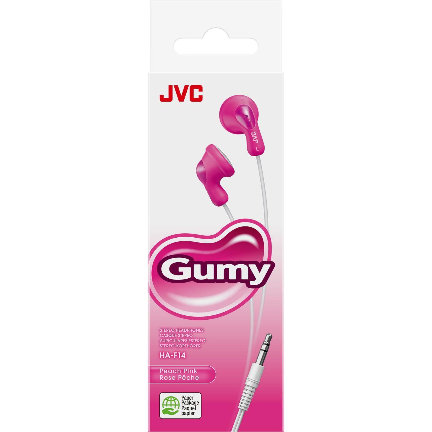 Thumbnail - JVC HA-F14 Gumy phones - øreproptelefo (Kabelgebunden), Kopfhörer, Pink