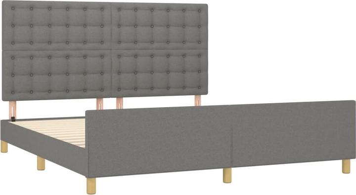 Image du produit vidaXL Bettgestell mit Kopfteil (160 x 200 cm)