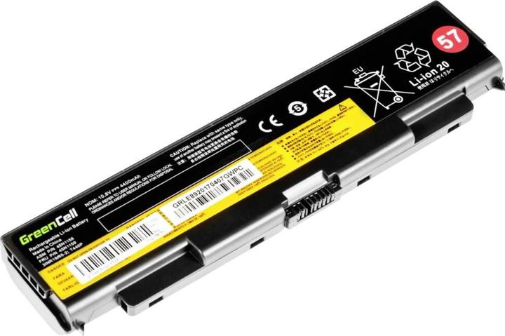 Actual product image GreenCell Laptop battery for Lenovo Thinkpad L440 / L540 / T540p and more. (6 Cells, 4400 mAh)