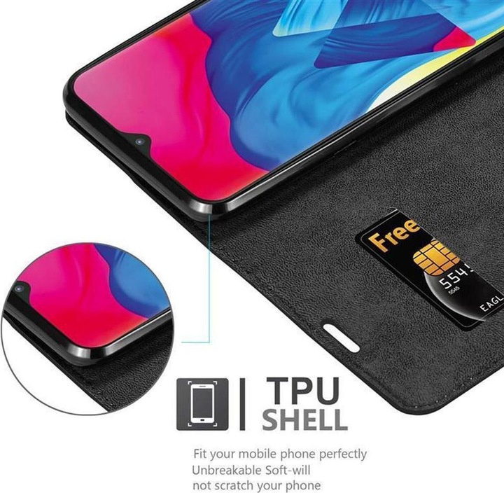 Actual product image Cadorabo Book Invisible Magnet Cover (Samsung Galaxy A10, Samsung Galaxy M10)