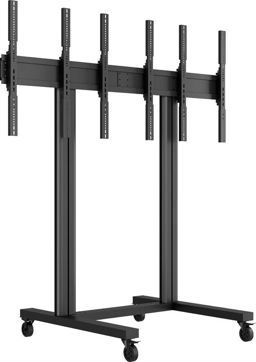 Multibrackets M Public Video Wall Stand Portrait 3-Screens 40-55" Black (120 kg, 40" - 55")