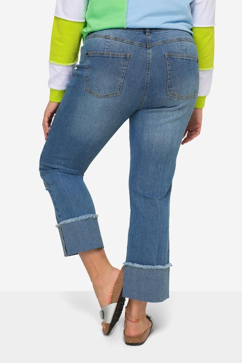 Produktbild Angel of Style Jeans, weites Bein, Patches, 5-Pocket, Umschlagsaum (54)