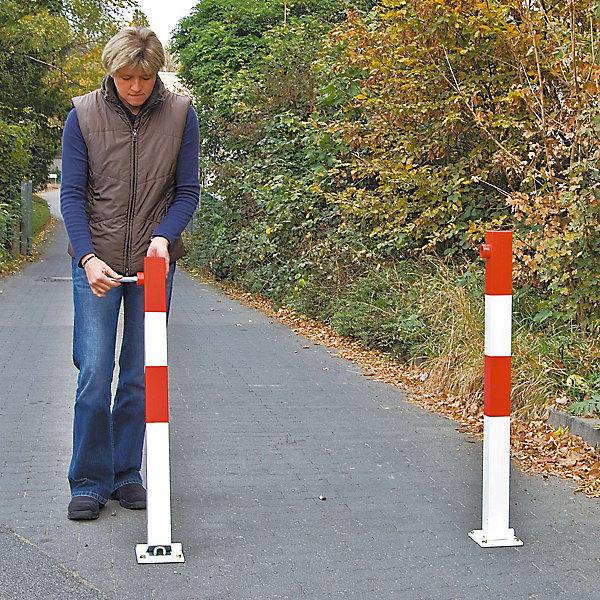 Actual product image kaiserkraft Barrier posts made of square profile