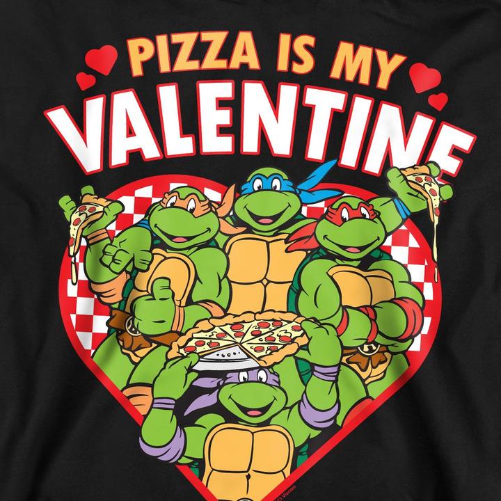 Immagine prodotto Teenage Mutant NT Pizza Is My Valentine Felpa Adulto Unisex (M)