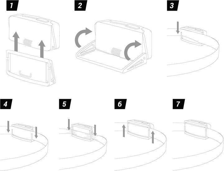 Actual product image Forclaz Binding Spare holder for headlamp