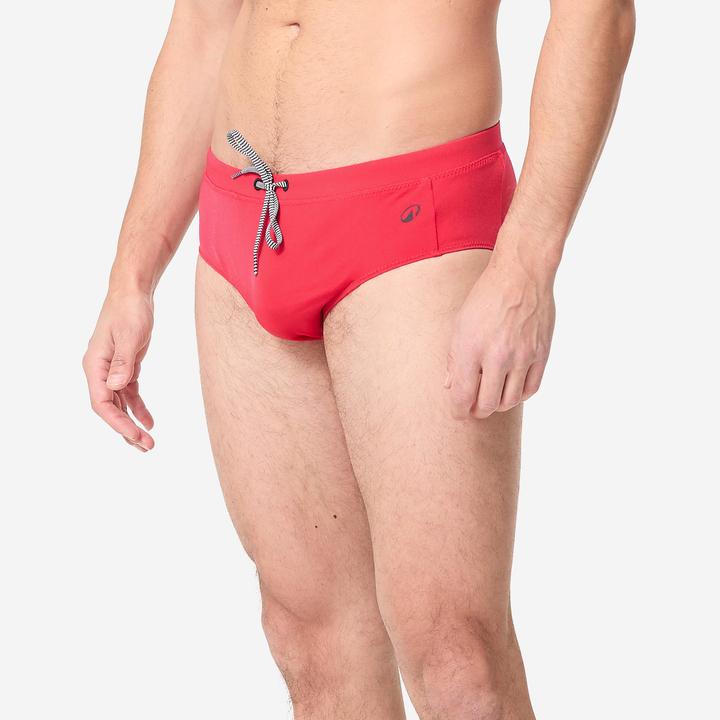 Produktbild Nabaiji Badehose Slip Herren - 100 Plus rot (50)