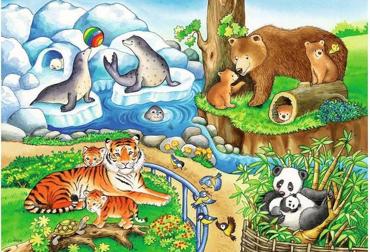 Image du produit Ravensburger Les animaux au zoo (12 pièces)