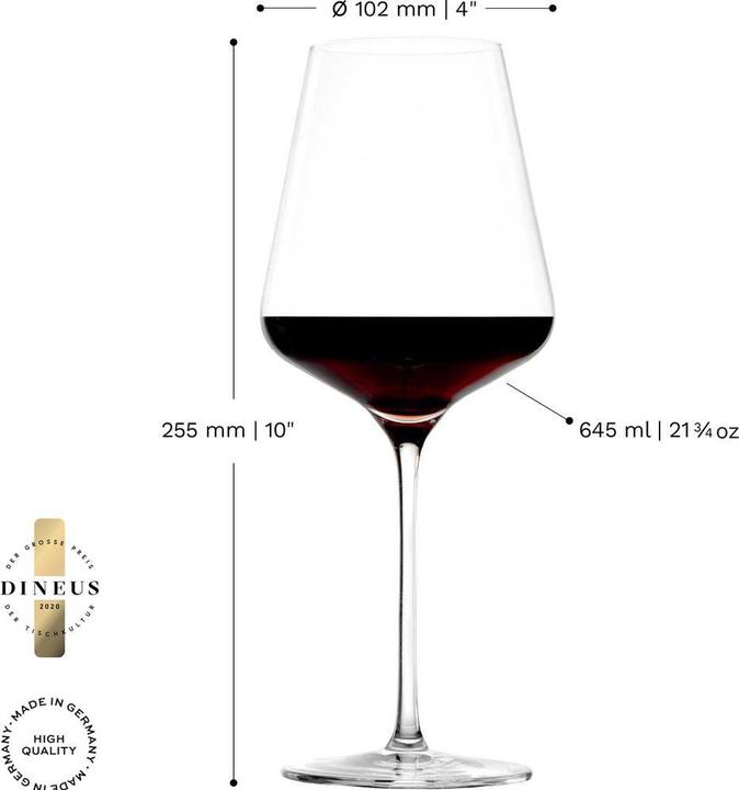 Actual product image Stölzle Bordeaux glasses Quatrophil (64.50 cl, 1 Glass, Red wine glasses)