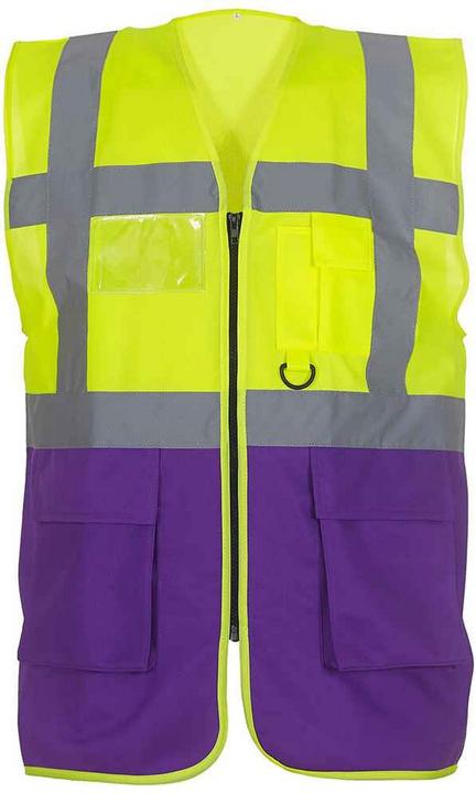 Actual product image Yoko Unisex Adult Executive Hi-Vis Waistcoat (XXL)