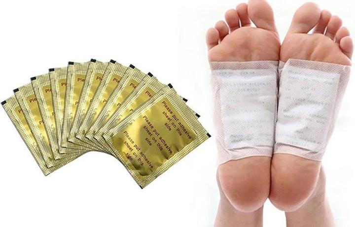 Produktbild Calitron DETOX Fusspflaster 10er Pack Gold Ginger (Fusscrème & Fussgel)