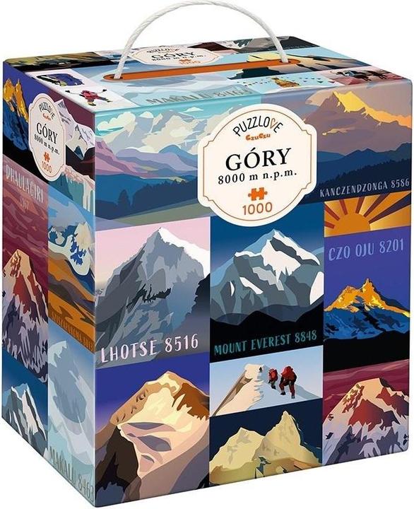 Produktbild Czuczu Puzzle Berge 8000 m über dem Meeresspiegel 1000 Teile (1000 Teile)