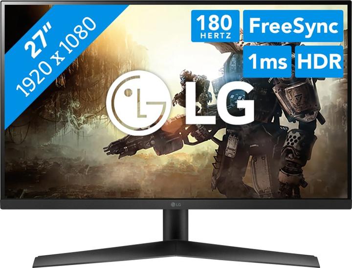 Productafbeelding LG UltraGear 27GS60F-B (1920 x 1080 Pixels, 27")