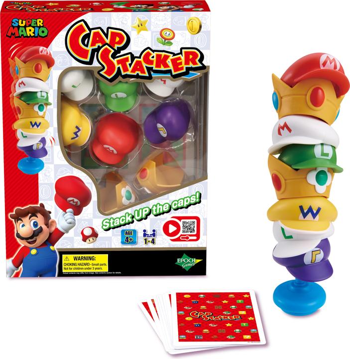 Actual product image Epoch Super Mario Cap Stacker (German)