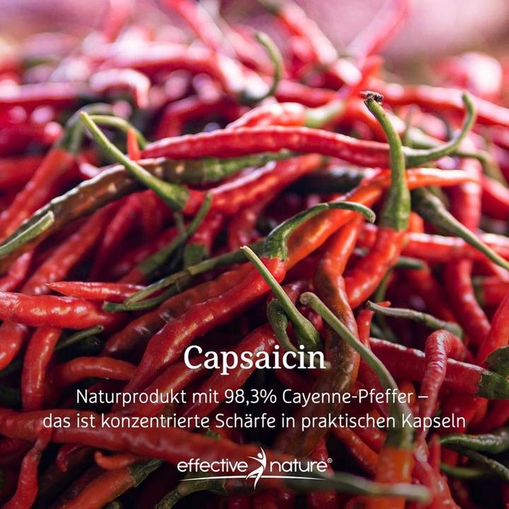 Produktbild Effective Nature Capsaicin aus Cayennepfeffer (60 Stk., Kapseln)