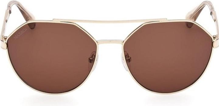 Actual product image Latetobed Max & Co Mo0119 32E Shiny Pale Gold Women's Sunglasses 58/16/140