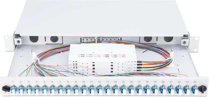 Produktbild Digitus LWL Spleissbox, bestückt, LC, OS2