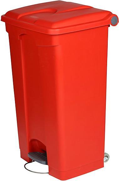 kaiserkraft Plastic pedal bin (90 l)