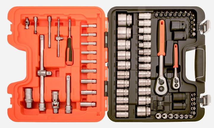 Immagine prodotto Bahco Set di chiavi a bussola da 1/4" e 1/2" - 77 pezzi (1/4")