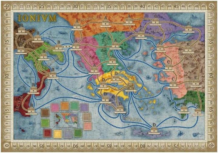 Image du produit PDV09721 - Concordia Venus, pour 2-6 joueurs, à partir de 12 ans (extension) (Allemand, Anglais, 2 - 6 Joueur)