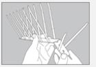 Actual product image Swissinno Pigeon repellent spikes 100cm