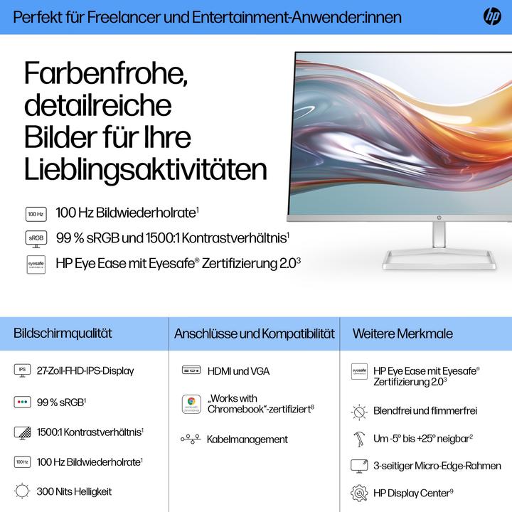 Actual product image HP Series 5 (1920 x 1080 pixels, 27")