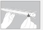 Actual product image Swissinno Pigeon repellent spikes 100cm