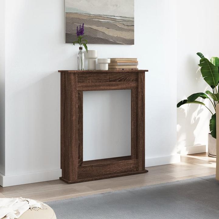 Image du produit VidaXL Bordure de cheminée Console de cheminée Décor Cheminées marron aspect chêne