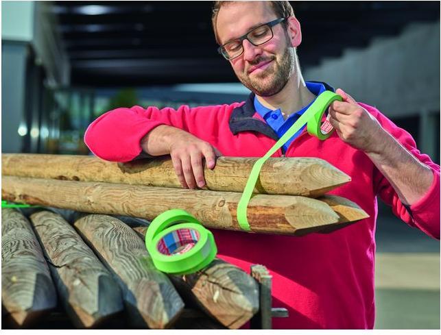 Produktbild tesa Gewebeband für den Aussenbereich grün 50m:50mm (50 mm)