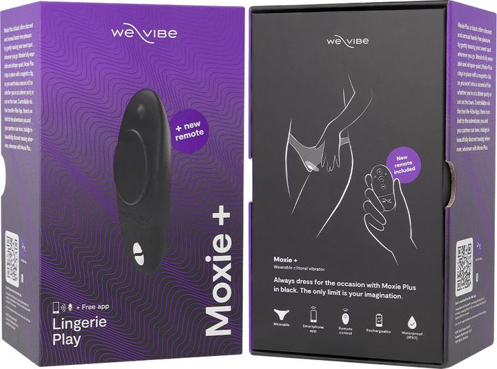 Actual product image We-Vibe Moxie+ Satin Black