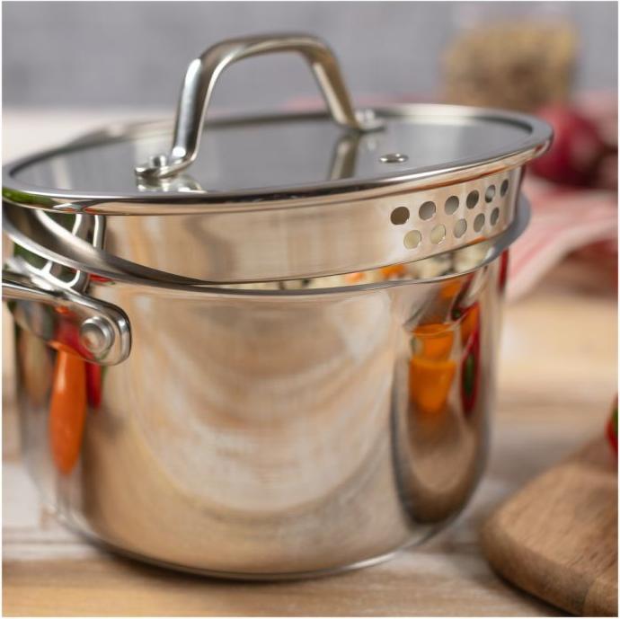 Actual product image Kuhn Rikon ALLROUND PLUS saucepan (Saucepan, Stainless steel, 18 x 16.50 cm)
