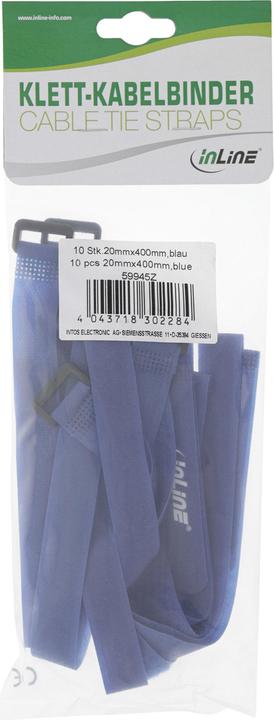 Immagine prodotto InLine Fascetta 20 mm (Fascette in velcro, 400 mm, 10 pz.)