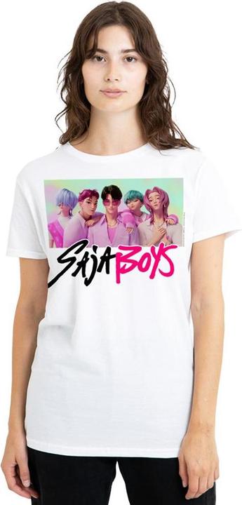 Image du produit K-Pop Demon Hunters Femme/Ladies Saja Boys Photo Frame T-Shirt (XL)