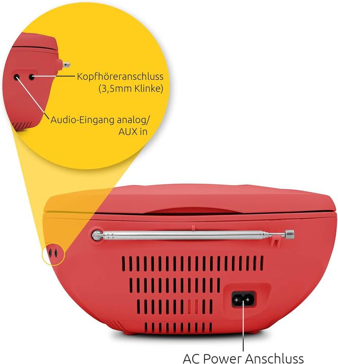 Produktbild TechniSat Tragbare CD-Boombox