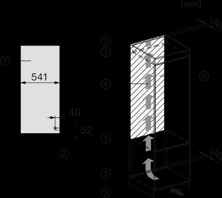 Actual product image Miele K 7326 E (187 l)