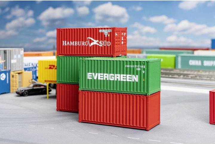 Produktbild Faller 20' Container 5er-Set