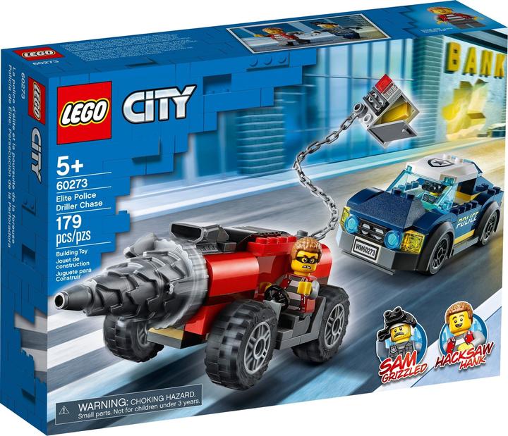 Immagine prodotto LEGO Tracciamento della città del veicolo di perforazione (60273, LEGO City)