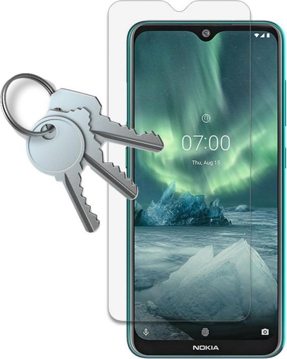 Actual product image Screenguard 100% Display Protection Film Nokia 7.2 Crystal Clear (1 pcs., Nokia 7.2)